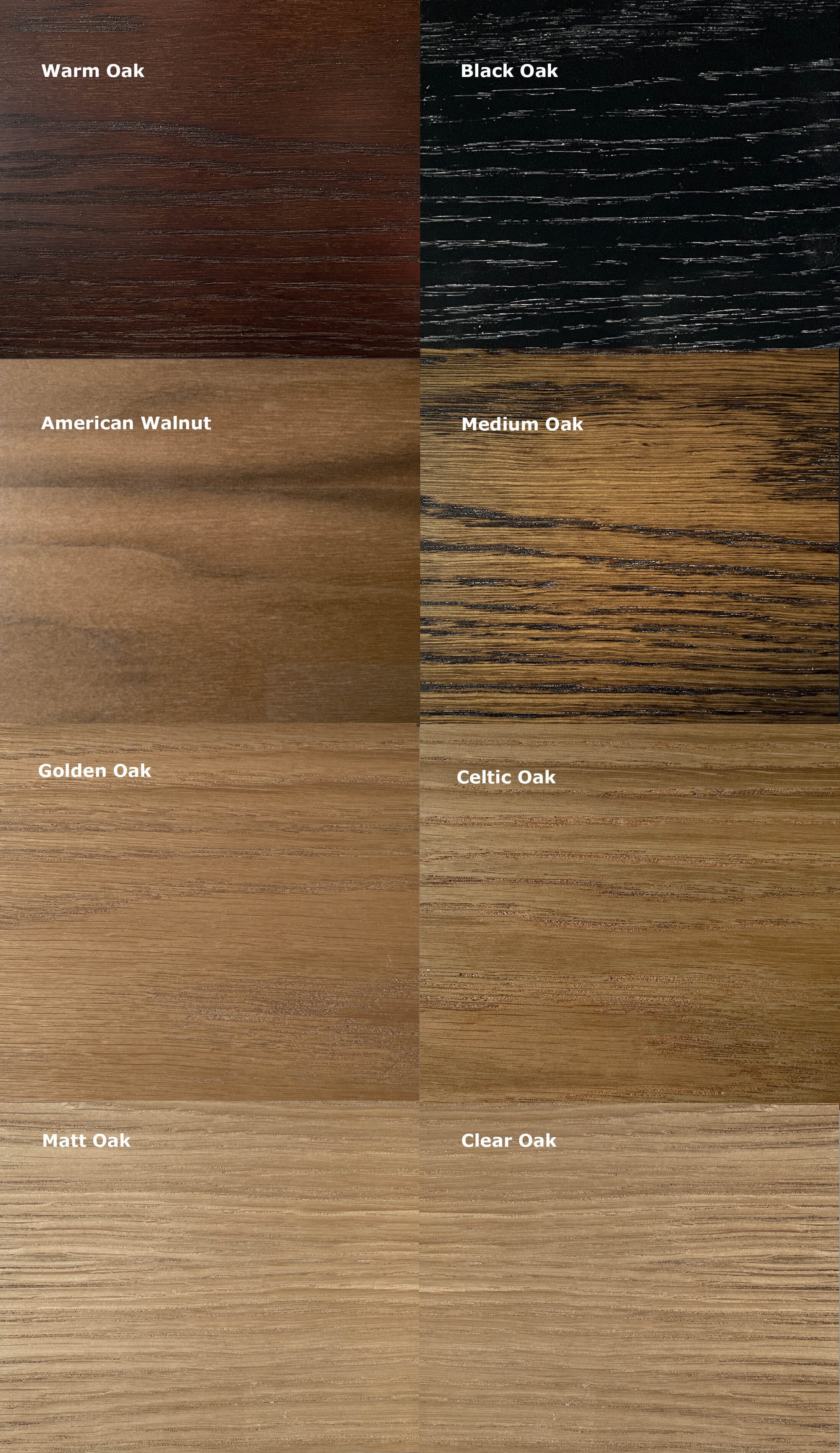 Wood Fireplace Colours and Finishes